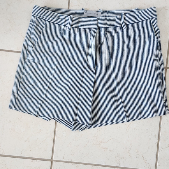 GAP Pants - GAP Striped Blue and White Tailored Shorts